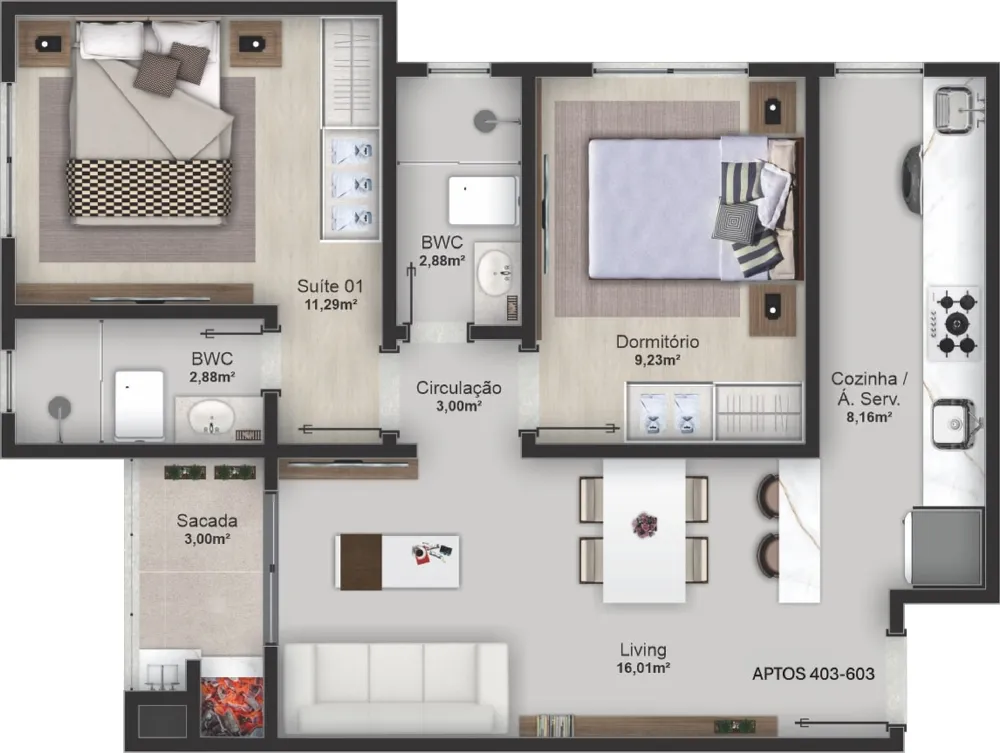 Apartamento para venda no bairro Centro em Balneário Camboriú