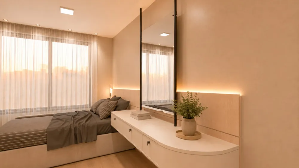 Apartamento 1 quarto para reserva no bairro Perequê em Porto Belo