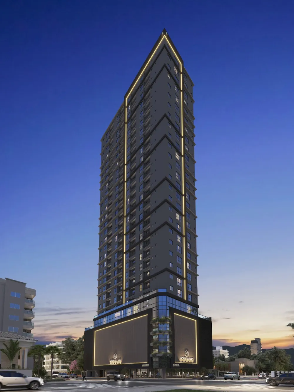 Apartamento 1 quarto para reserva no bairro Jardim Dourado em Porto Belo