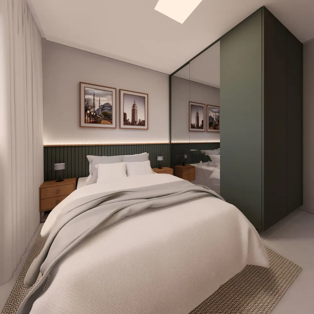 Apartamento 2 quartos para reserva no bairro Gravatá em Navegantes