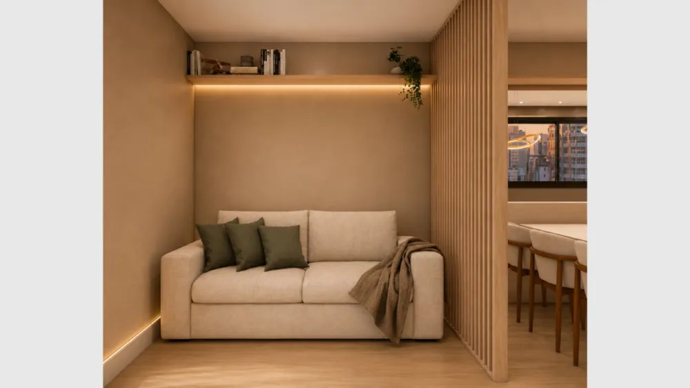 Apartamento 1 quarto para reserva no bairro Perequê em Porto Belo