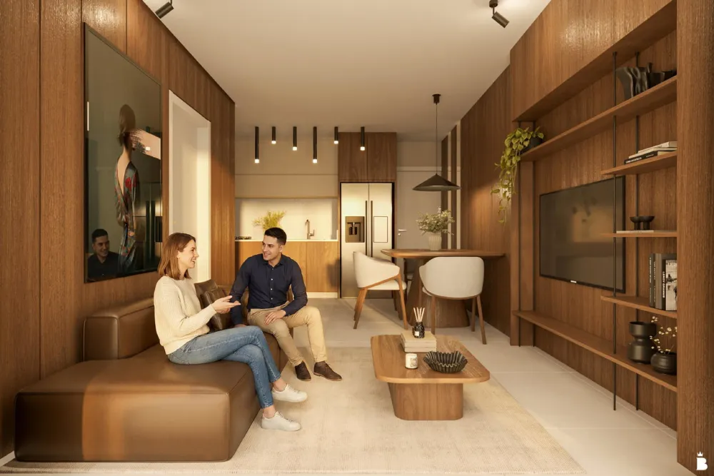 Apartamento 1 quarto para reserva no bairro Balneário Perequê em Porto Belo