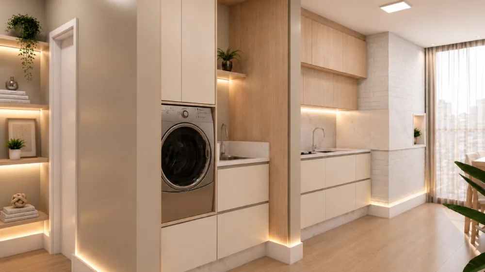 Apartamento 1 quarto para reserva no bairro Perequê em Porto Belo