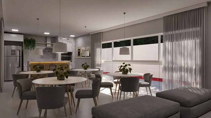 Apartamento 2 quartos para reserva no bairro Vila Nova em Porto Belo