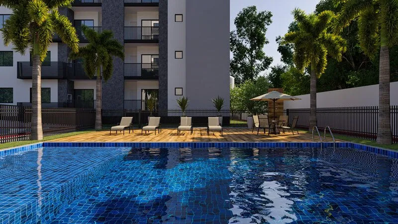 Apartamento 2 quartos para reserva no bairro Vila Nova em Porto Belo