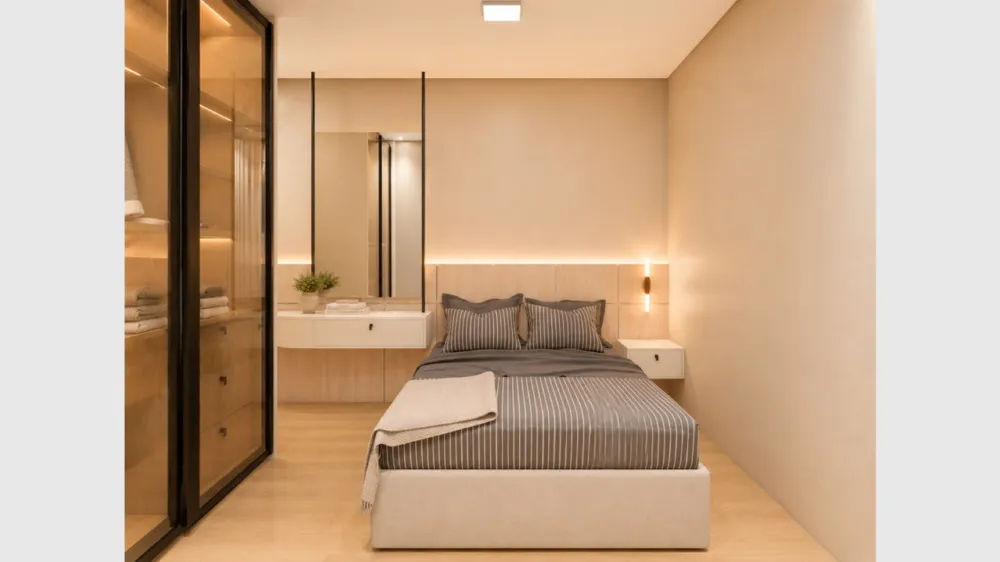 Apartamento 1 quarto para reserva no bairro Perequê em Porto Belo