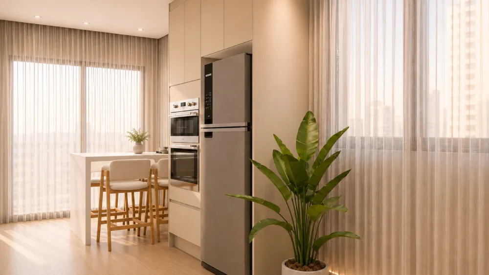 Apartamento 1 quarto para reserva no bairro Perequê em Porto Belo