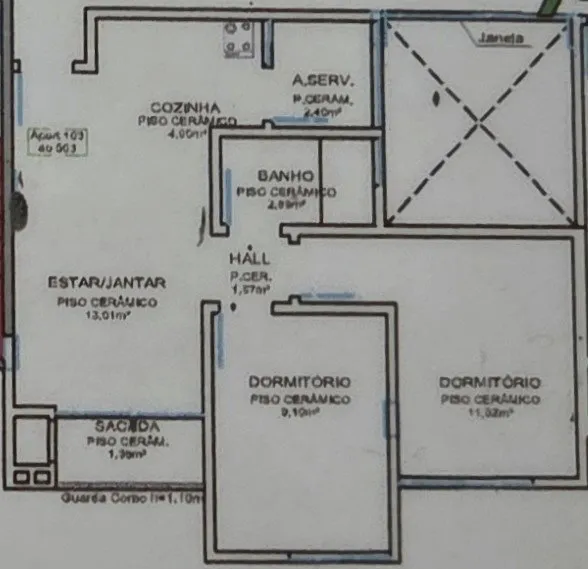 Apartamento 2 quartos para venda no bairro Cedros em Camboriú