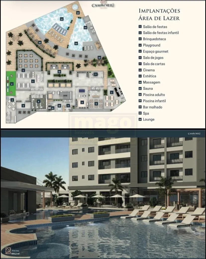 Apartamento 2 quartos para Locação Anual no bairro Centro em Camboriú